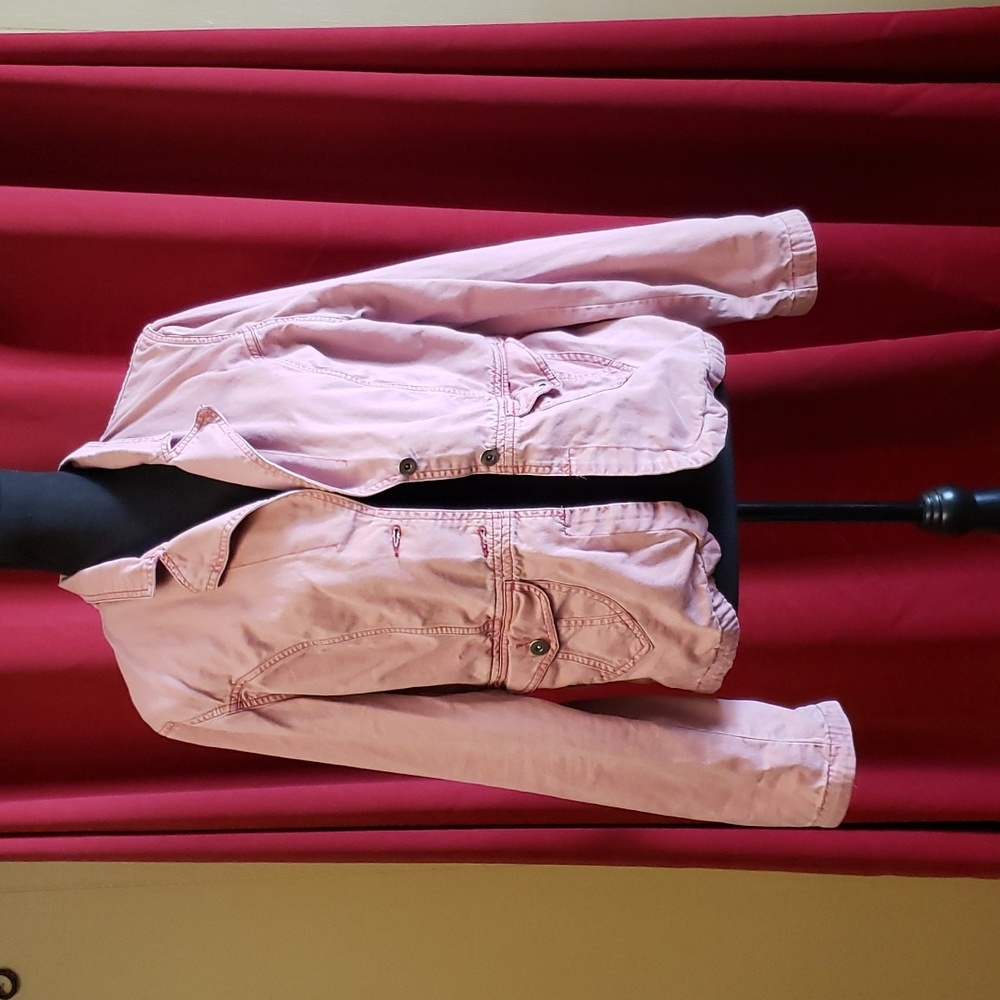 Mossimo pink jean jacket